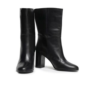 Maje Foxy Leather Fold Over Boots NWOT